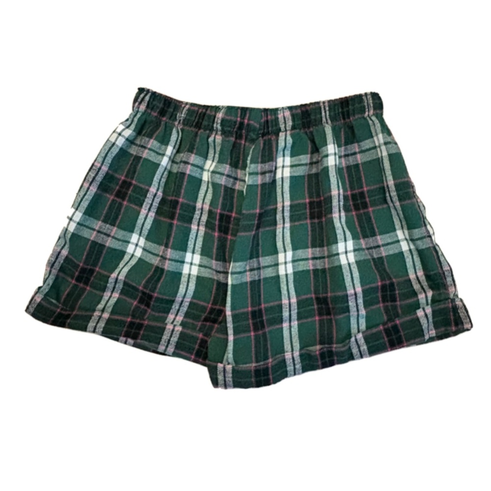 Free People boxers size medium Sunday Morning plaid pajama flannel - Picture 6 of 11